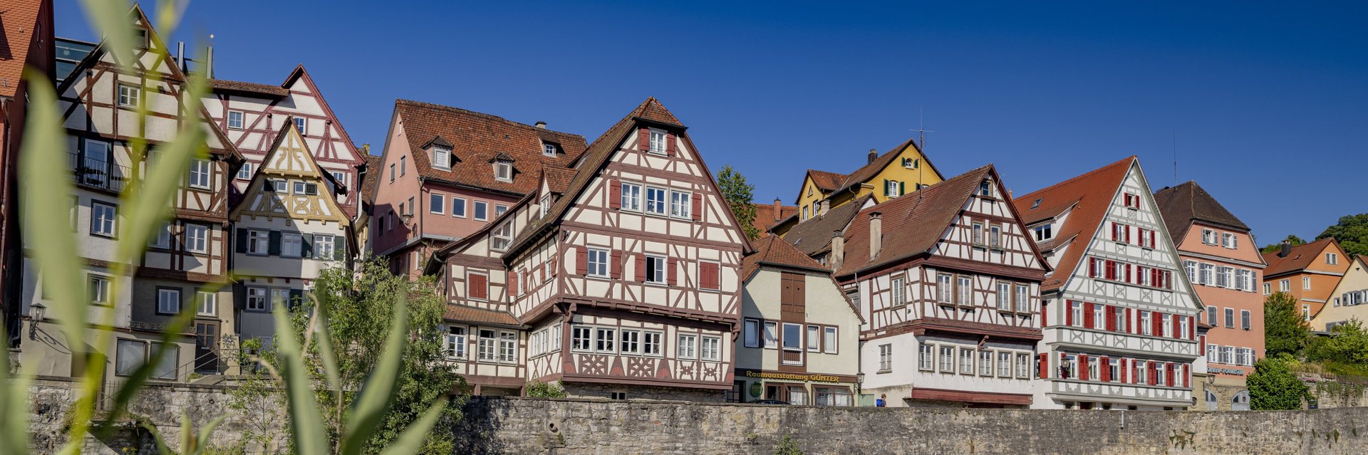 Fachwerkhäuser in Schwäbisch Hall | Hohenlohe + Schwäbisch Hall Tourismus | Wohnmobiltouren in Baden-Württemberg | © Jan Bürgermeister 